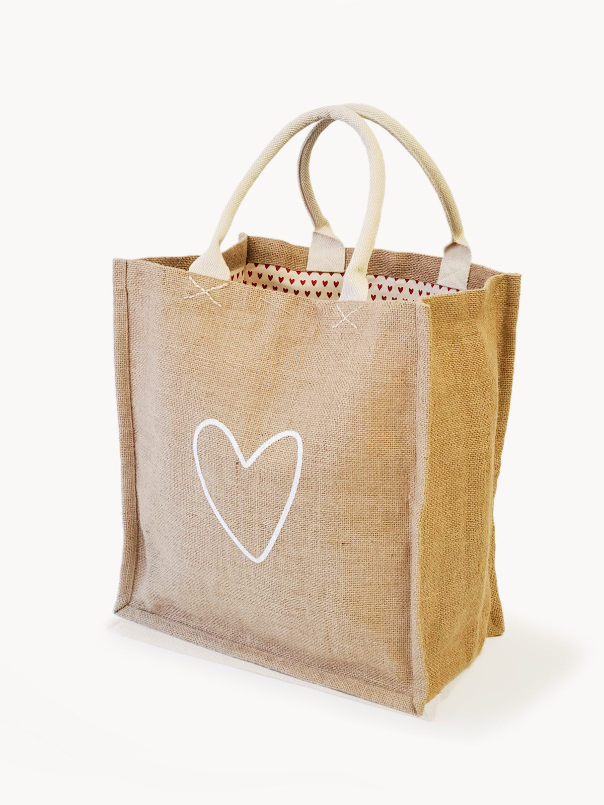 (Copie) Jute Canvas Market Bag - Love