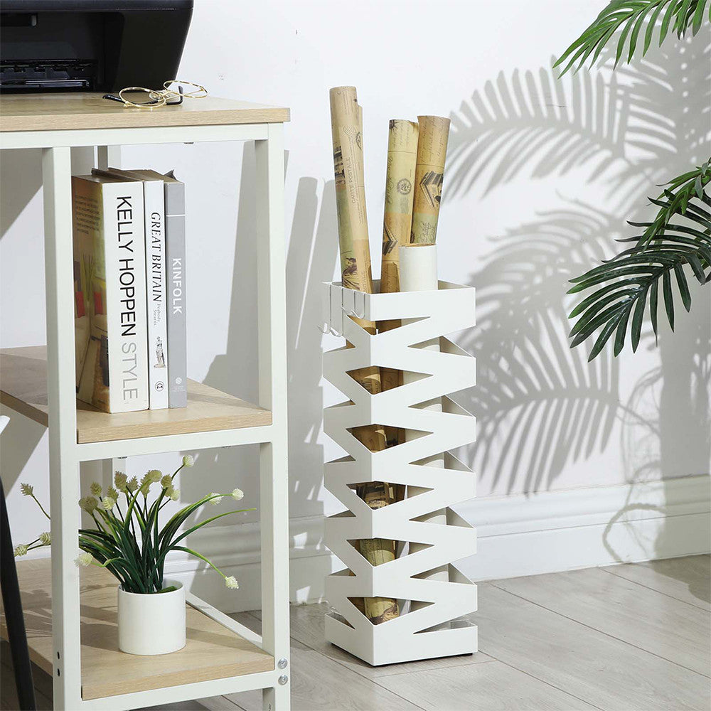 Stojan na dáždniky so zick-zack vzorom