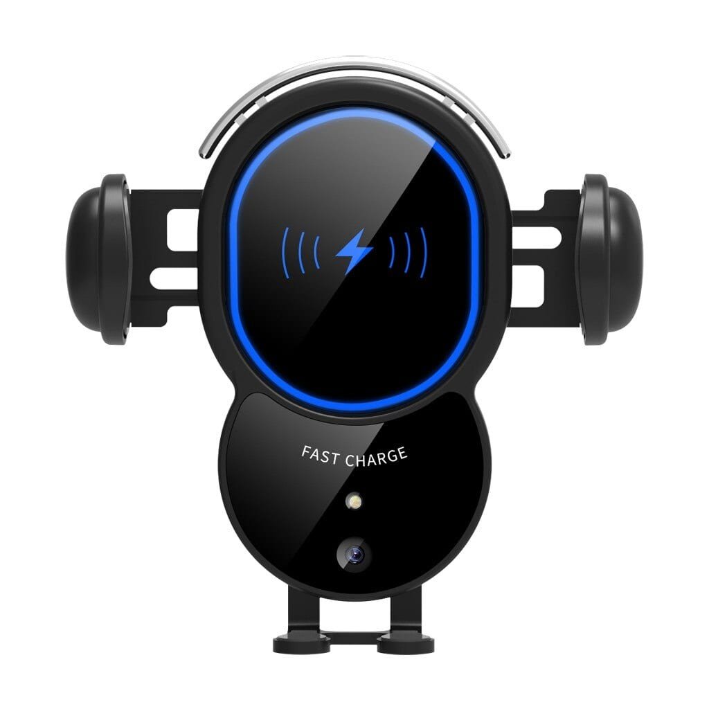 10W Wireless Triangle Mount Automatic Clamping Car Fast Charger